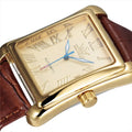 SEWOR Watch Fashion Rectangle Watches Men Gold Automatic Mechanical Wristwatches Men Luxury Business Watch Relogio Masculino