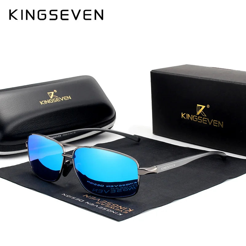 Vintage Retro Brand Designer Men Polarized Sunglasses Square Classic Men Shades Sun Glasses UV400 N7088