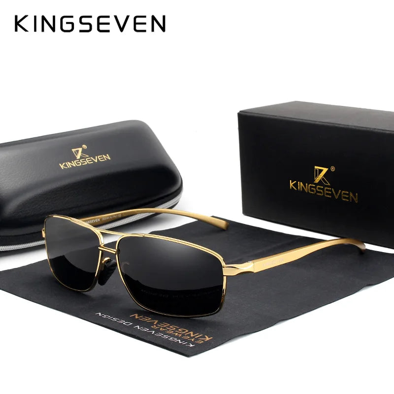 Vintage Retro Brand Designer Men Polarized Sunglasses Square Classic Men Shades Sun Glasses UV400 N7088