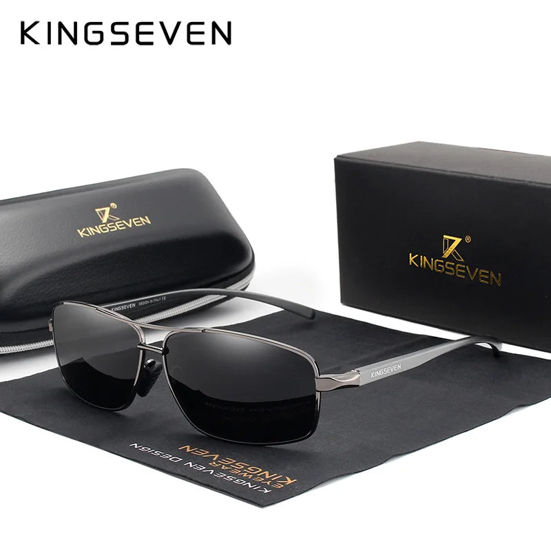 Vintage Retro Brand Designer Men Polarized Sunglasses Square Classic Men Shades Sun Glasses UV400 N7088
