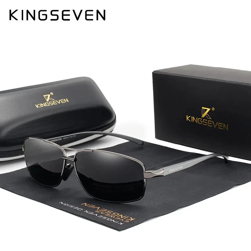 Vintage Retro Brand Designer Men Polarized Sunglasses Square Classic Men Shades Sun Glasses UV400 N7088