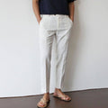Elegante Pantalone Uomo Gamba Dritta Tasche Laterali
